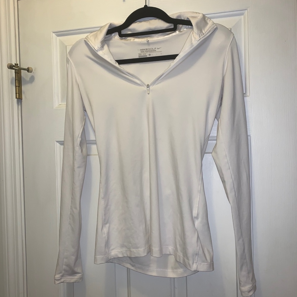 Nike women’s golf 1/4 zip polo, size S!